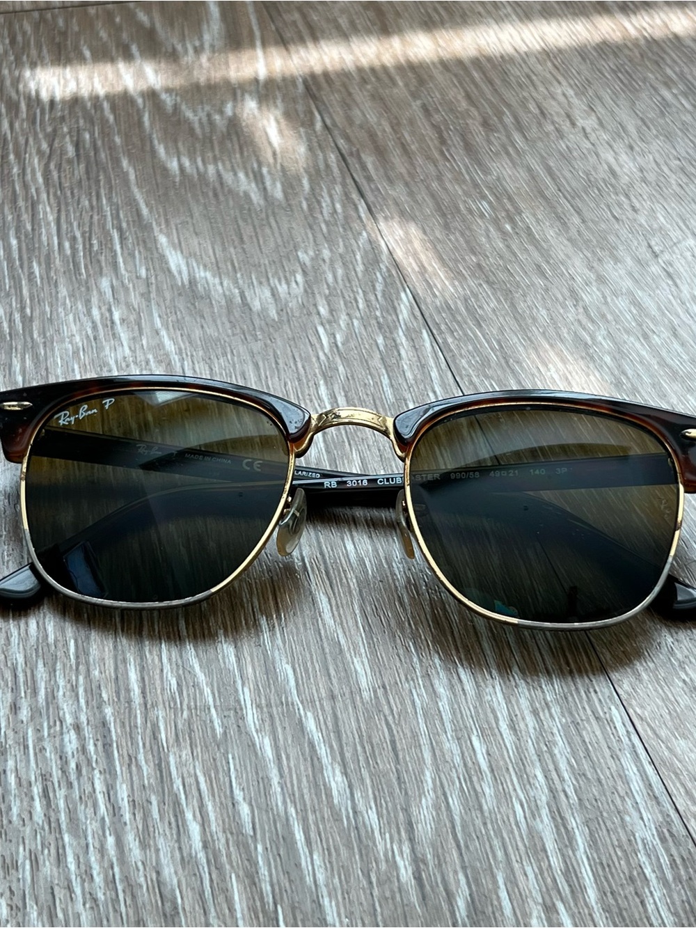 Ray-Ban RB3016 Clubmaster 990/58 Sunglasses Frames Only  Brown